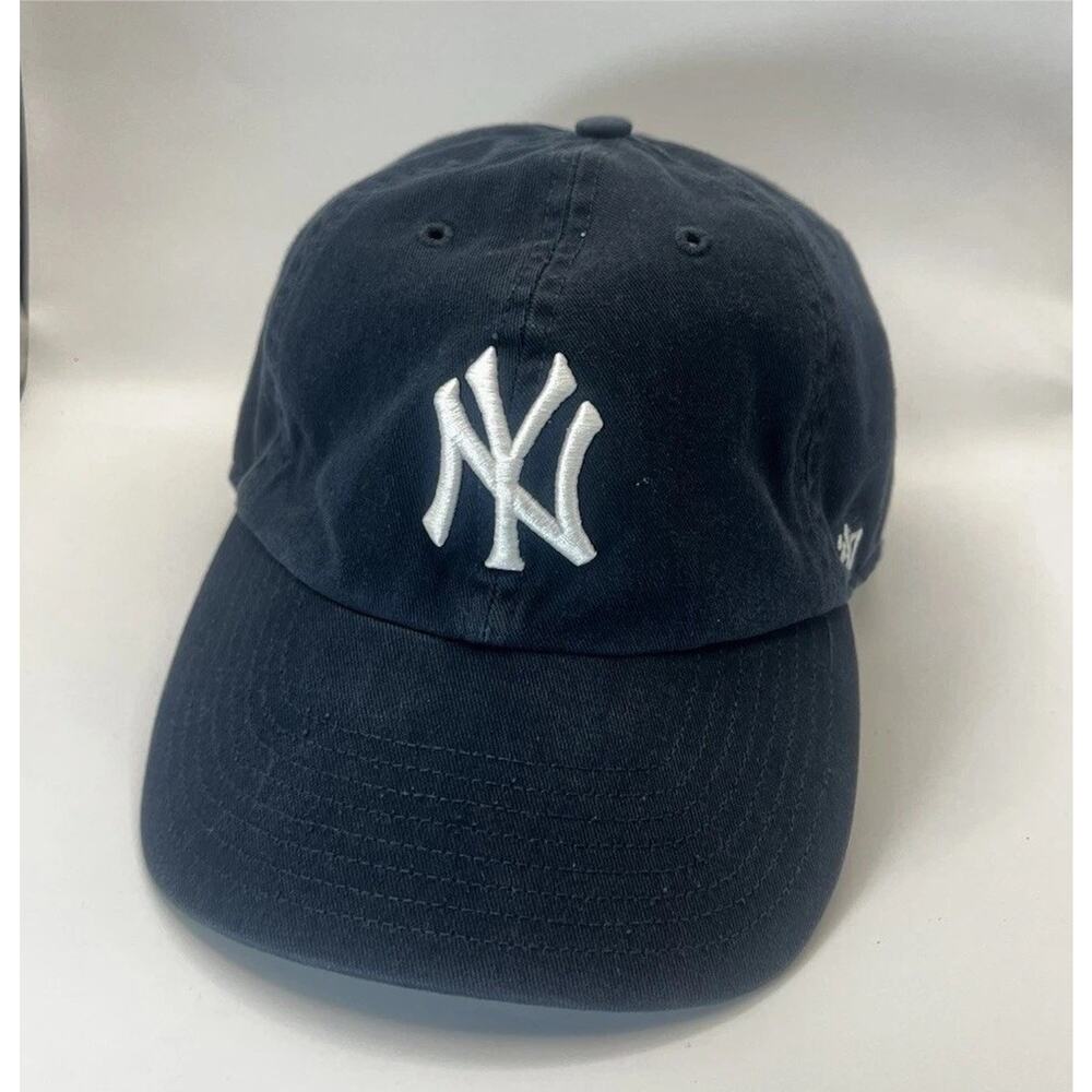 ’47 New York Yankees MLB Baseball Blue Adjustable Strapback Cap